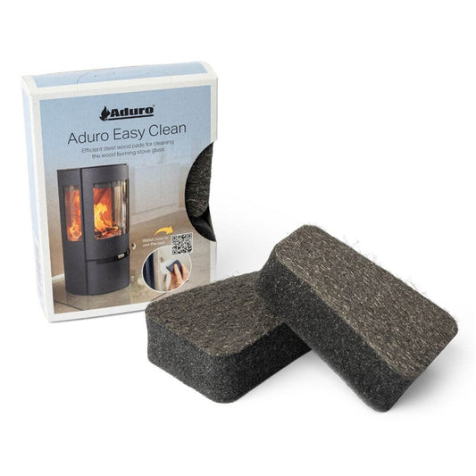 Aduro Easy Clean Rengöringssvamp för kaminglas, 2-pack